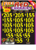 Fire Red Cherries 3W $1 10@$100 (2@$205) $2B 17% 2744 LS