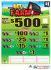 Bet the Farm Seal 5W $1 3@$500 $1B 30% 3000