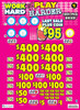 Work Hard Play Harder Coin Pick-Board 3W $1 6@$400 $1B 29% 6480 LS