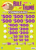 Rule of Thumb Coinboard 3W $1 6@$500 $1B 24% 8280
