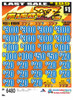 Fiery 7's Coin-Pick Board 5W $1 8@$300 $1B 25% 6480 LS