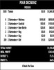 Pour Decisionz 3W $0.50 8@$100 $1B 25% 3080