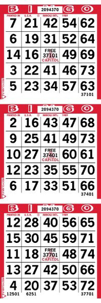 Capitol 3 ON V 1 UP L 1-9000 B RED