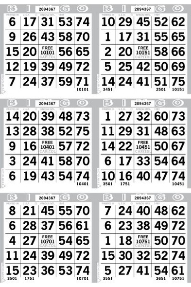 Capitol 6 ON V 1 UP L 45001-54000 B GREY