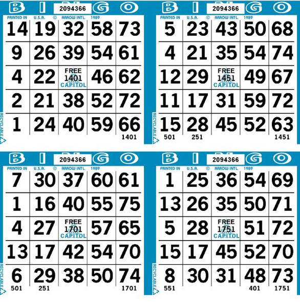 Capitol 4 ON SQ 1 UP L 18001-27000 B BLUE