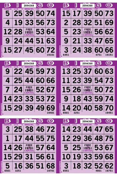 Capitol 6 ON V 1 UP L 45001-54000 TINT PURPLE