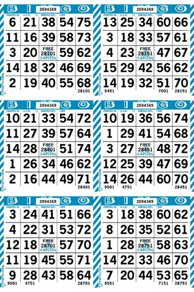 Capitol 6 ON V 1 UP L 45001-54000 BP BLUE