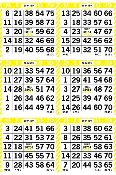 Capitol 6 ON V 1 UP L 45001-54000 BP YELLOW