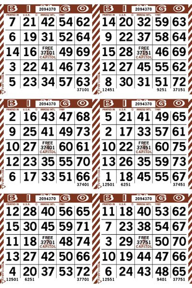 Capitol 6 ON V 1 UP L 45001-54000 BP BROWN