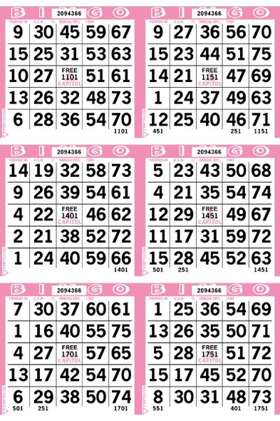 Capitol 6 ON V 1 UP L 1-9000 B COSMIC PINK **