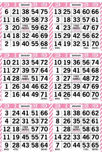 Capitol 6 ON V 1 UP L 1-9000 BP COSMIC PINK*