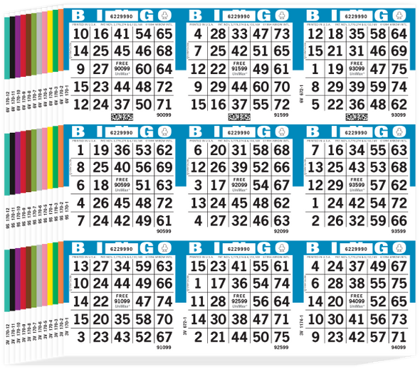 UniMax 9 ON SQ 12 UP CB 60-69036 REG 5 BX/SET (Bl, Or, Gr, Ye, Pi, Gry, Ol, Br, Re, Pu, Bla, Aq)