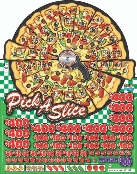 Pick a Slice Big Pic 3W $1 10@$400 $1B 19% 10000 LS