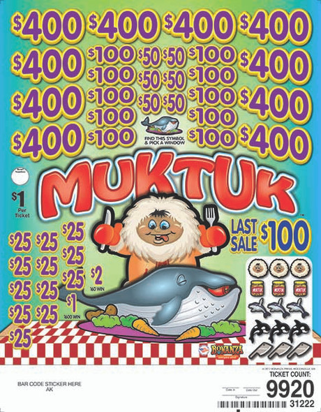 Muktuk Big Pic 3W $1 10@$400 $1B 23% 9920 LS