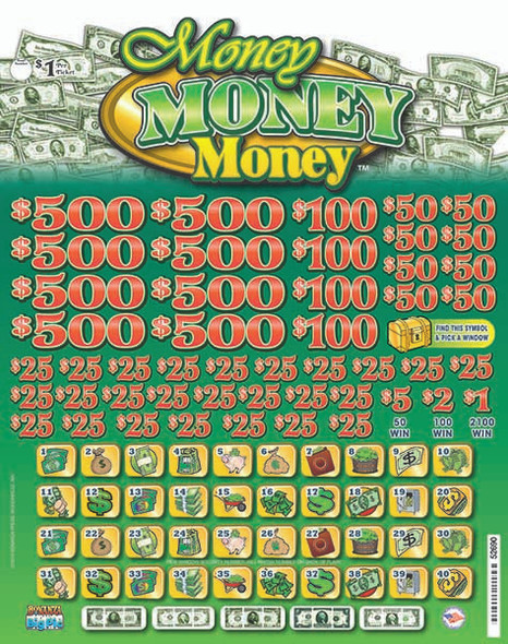 Money Money Money Big Pic 3/5W $1 8@$500 $1B 20% 9968