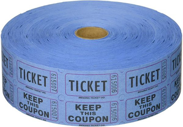 DOUBLE ROLL TICKETS 2000 COUNT BLUE