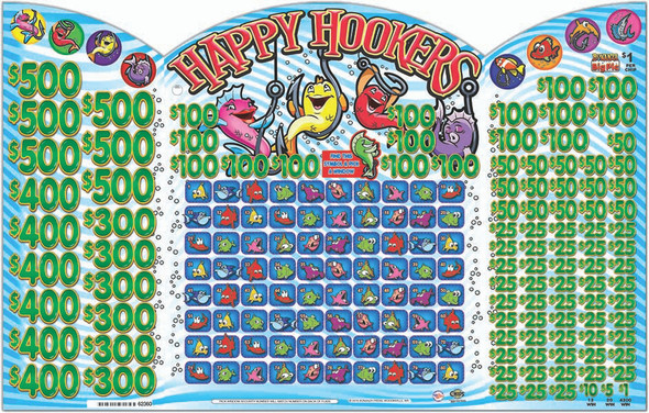 Happy Hookers Big Pic Chip $1 6@$500 $1B 23% 19888