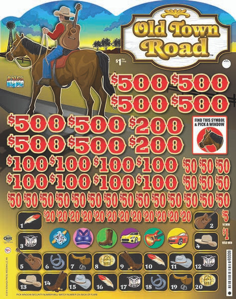 Old Town Road Big Pic Chip $1 8@$500 $1B 24% 9944