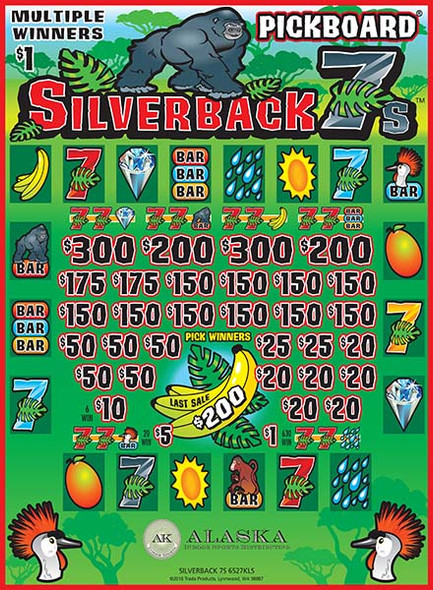 Silverback 7's PK 3W $1 18@$150 (2@$300) $1B 20% 5320 LS
