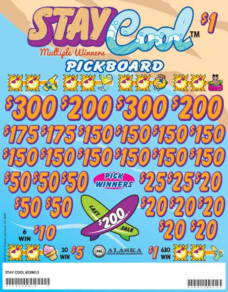 Stay Cool PK 3W $1 18@$150 (2@$300) $1B 20% 5320 LS