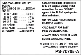 North Star 12 5W $2 12@$500 $2B 19% 5100