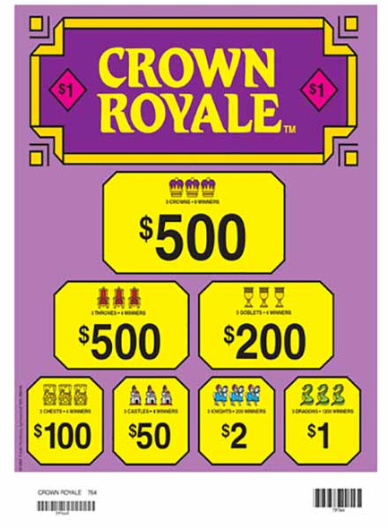 Crown Royale 5W $1 12@$500 $1B 26% 12120