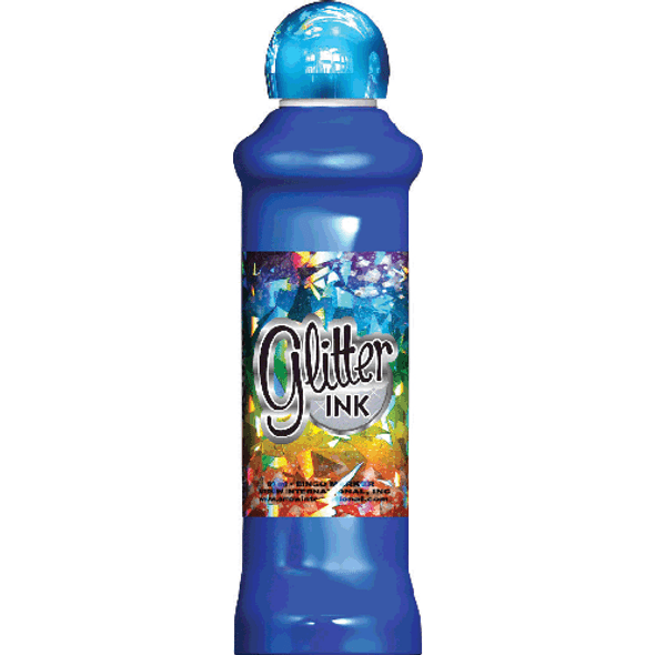 Glitter Ink 3.0 Oz Blue Dz