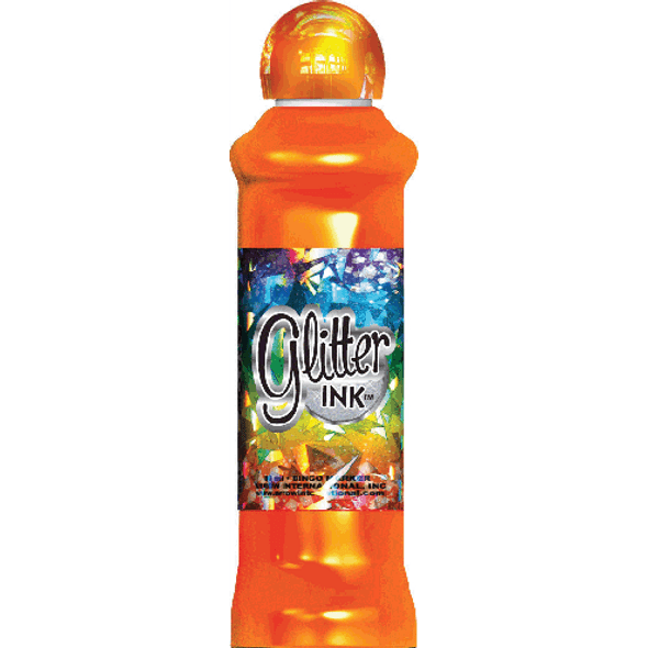 Glitter Ink 3.0 Oz Orange Dz