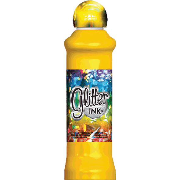Glitter Ink 3.0 Oz Gold Dz