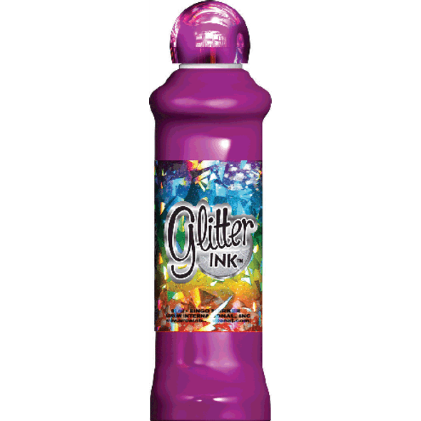 Glitter Ink 3.0 Oz Purple Dz