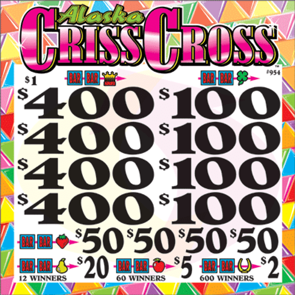 AK Criss Cross 3W $1 4@$400 $2B 23% 5124