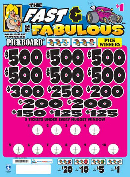 The Fast and the Fabulous Embedded PK 3W $1 6@$500 $1B 20% 7000