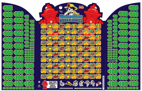 Dalmation Dollars Big Pic Chip $1 40@$500 $1B 24% 50624