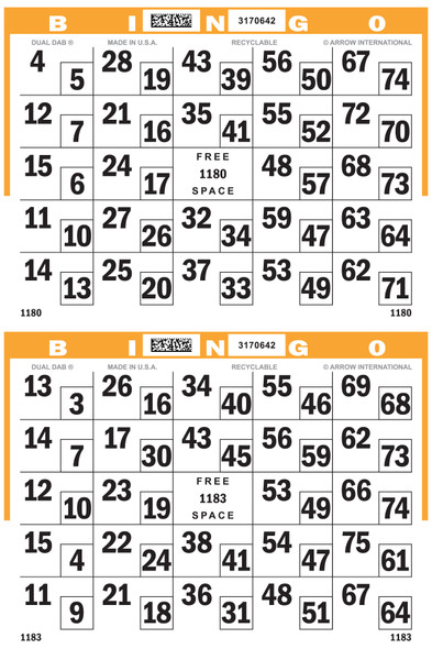 Capitol 2 ON V 1 UP L 1-3000 DUAL DAB ORANGE
