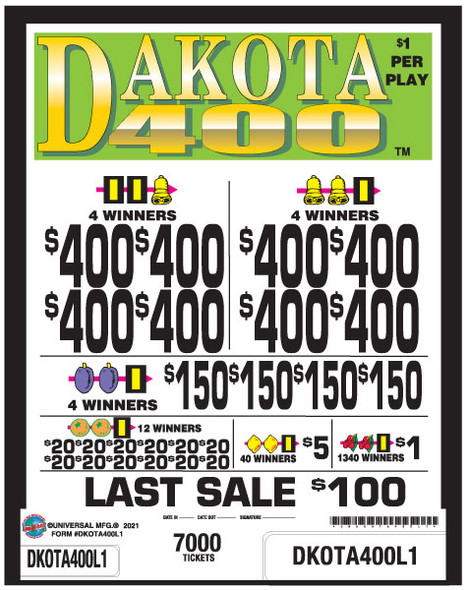 Dakota 400 3W $1 8@$400 $1B 19% 7000 LS