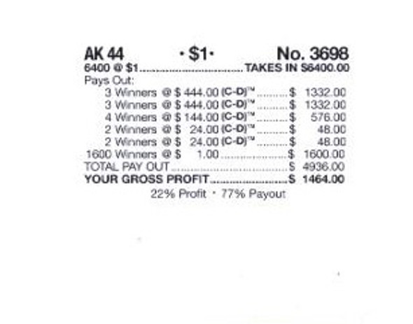 AK 44 3W $1 6@$444 $1B 22% 6400
