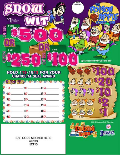 Snow Wit Seal 5W $1 1@$500 $1B 27% 994