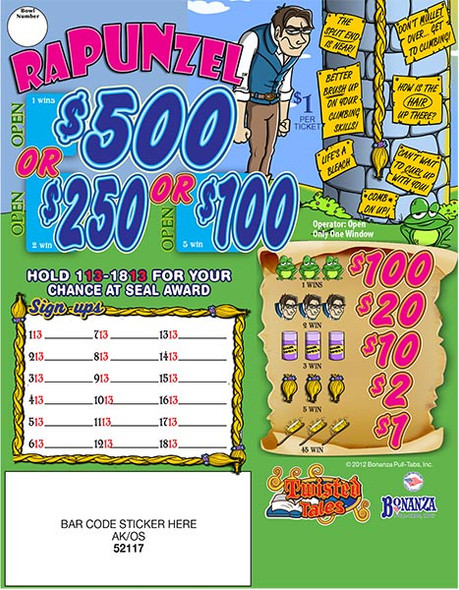 Rapunzel Seal 5W $1 1@$500 $1B 27% 994