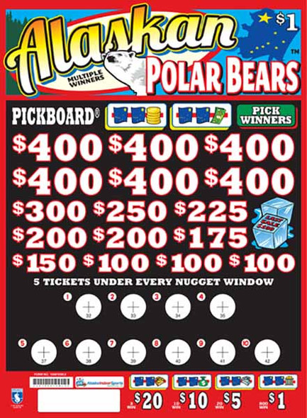 Alaskan Polar Bears Embedded PK 3W $1 6@$400 $1B 23% 7000 LS