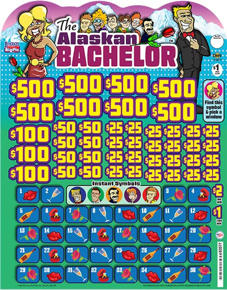 The Alaskan Bachelor Big Pic Chip $1 8@$500 $1B 23% 9944