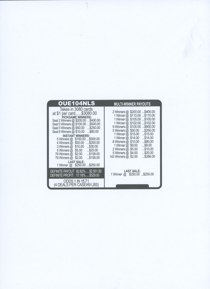 Red Raspberry and Rubies PK 3W $1 16@$100 (2@$200) $2B 17% 3080 LS