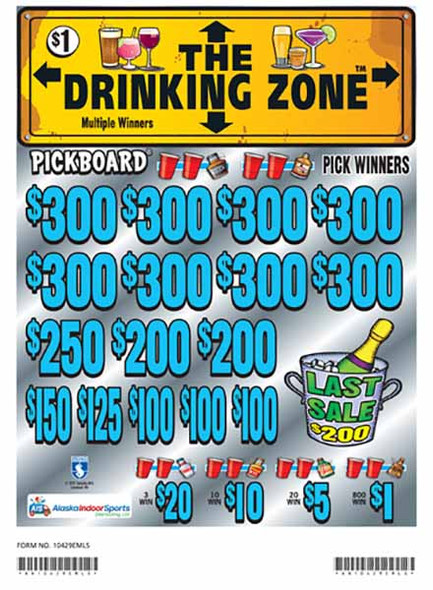 The Drinking Zone Embedded PK 3W $1 8@$300 $1B 21% 6200 LS