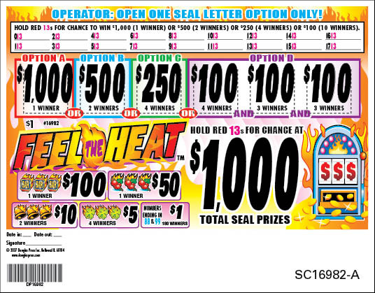 Feel the Heat Seal 5W $1 2@$500 $1B 27% 1880