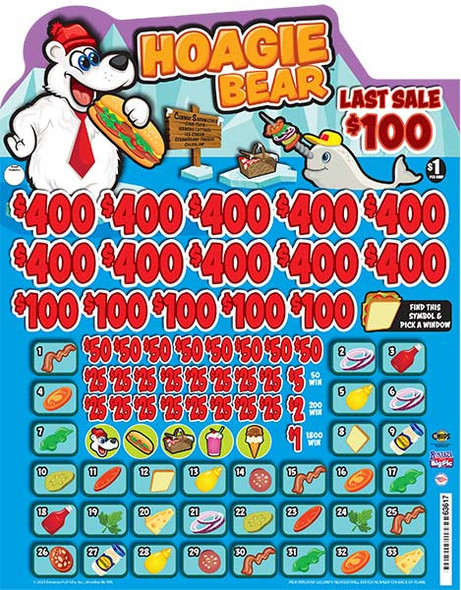 Hoagie Bear Big Pic Chip $1 10@400 $1B 21% 9944 LS