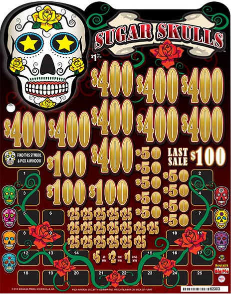 Sugar Skulls Big Pic Chip $1 9@$400 $1B 23% 9944 LS