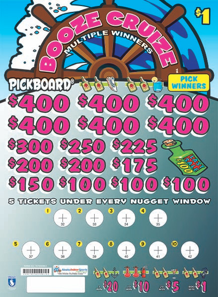Booze Cruize Embedded PK 3W $1 6@$400 $1B 23% 7000 LS