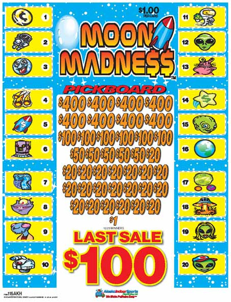 Moon Madness PK 3W $1 8@$400 $1B 20% 7252 LS