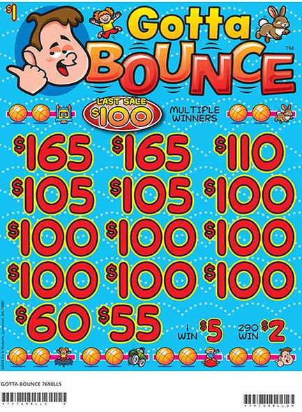 Gotta Bounce 3W $1 12@$100 (2@$165) $2B 19% 2640 LS