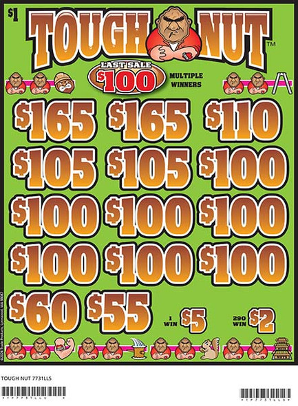 Tough Nut 3W $1 12@$100 (2@$165) $2B 19% 2640 LS