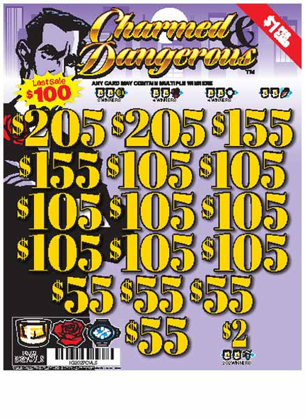 Charmed and Dangerous 3W $1 10@$100 (2@$205) $2B 16% 2744 LS